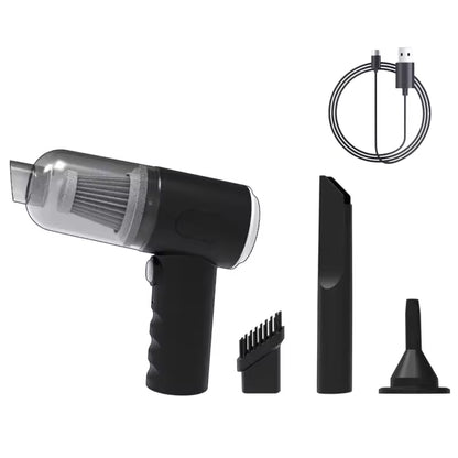 SH&RO Wireless Car Vacuum Cleaner USB Charging 1200mAh Portable Cleaning ✨